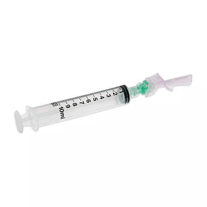 10 mL Syringe with Eclipse Safety Needle, Box of 50