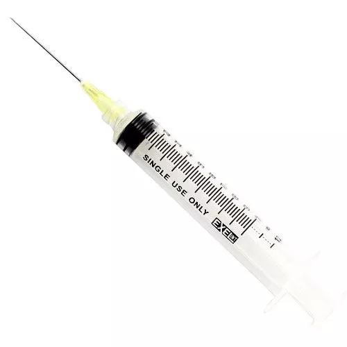 10cc BD Luer-Lok Syringe w/21G x 1 1/2" BD PrecisionGlide Needle, Regular Wall, Regular Bevel, Sterile