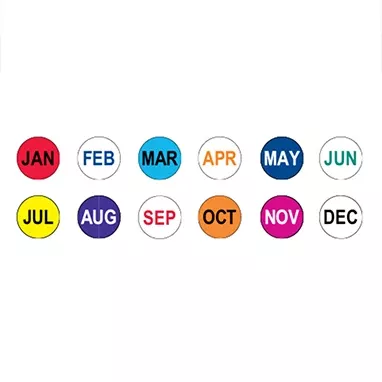 12 Month Circle Label Kit H-18869-13415