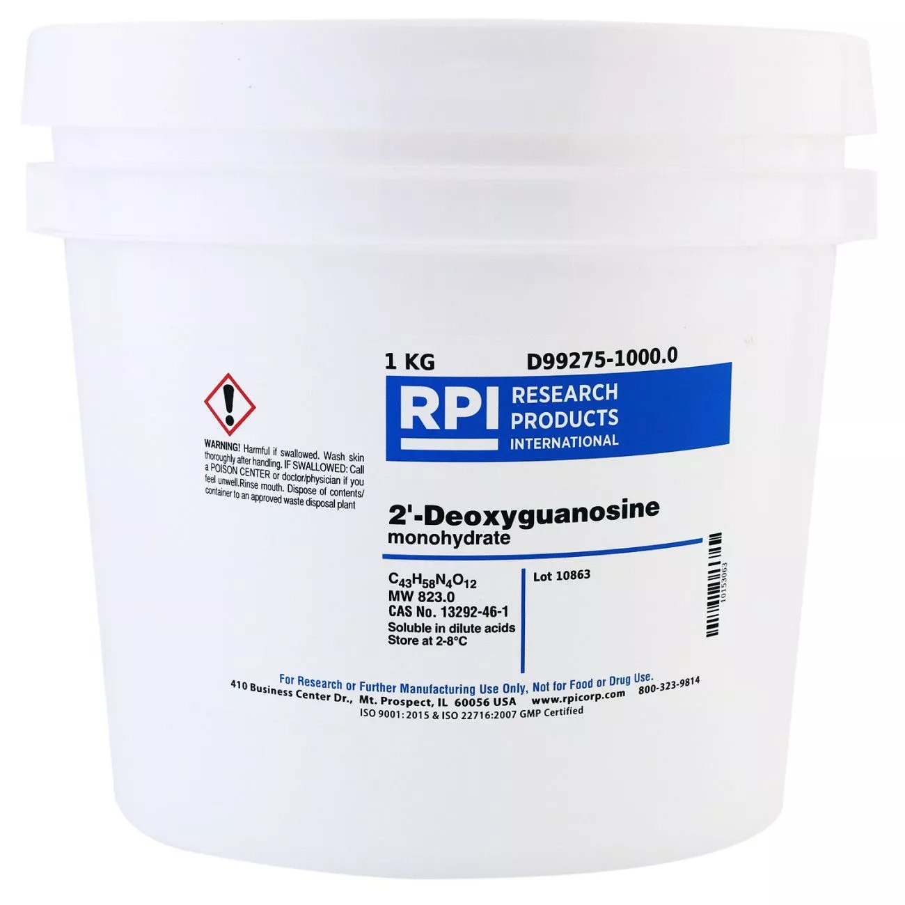 2'-Deoxyguanosine monohydrate,1 KilogramRP-D99275-1000-0