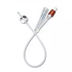 2-Way 100% Silicone Foley Catheter 8 Fr 3 cc
