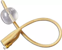 2-Way Silicone-Elastomer Coated Foley Catheter 6 Fr 3 cc
