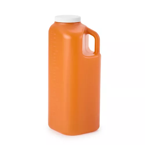 24 Hour Urine Specimen Collection Container McKesson 3,000 mL (101 oz.) Screw Cap Unprinted NonSterile 16-9528 Pack of 1