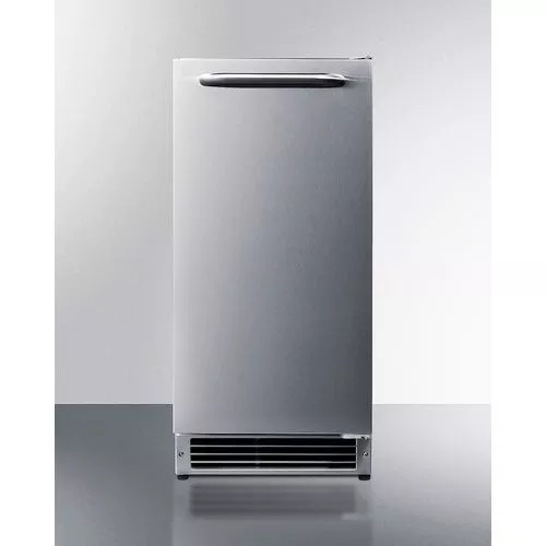25 lb. Drain-Free Icemaker, ADA CompliantDoor Swing RHD , Stainless SteelSummit BIM26H32