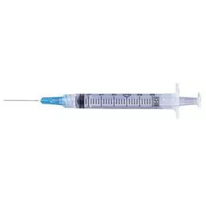 25G x 5/8" 3 mL Syringe with Detachable Needle