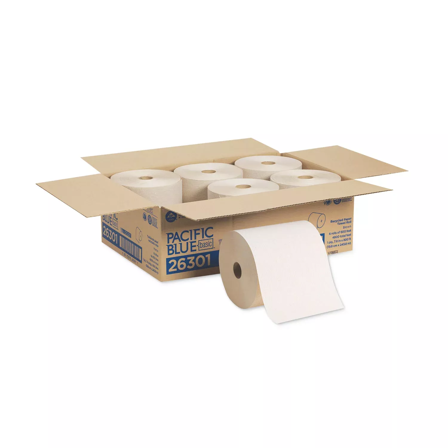26301 Pacific Blue Basic 1-Ply Paper Towel by Georgia-Pacific