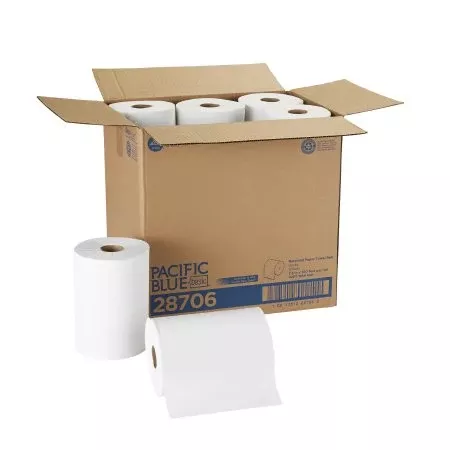 28706 Pacific Blue Basic 1-Ply Paper Towel by Georgia-Pacific