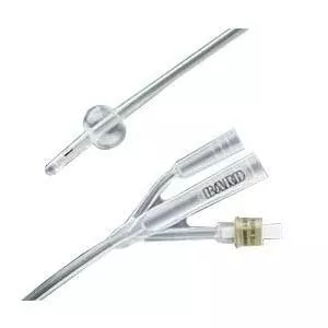 3-Way Specialty Silicone Foley Catheter, 16 Fr, 30 cc