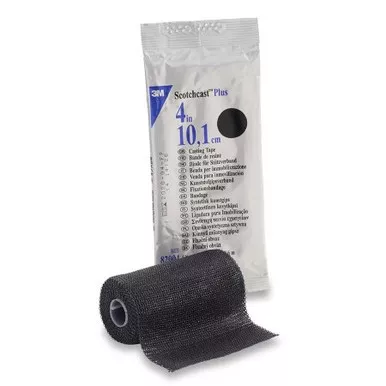 3M - 3M Adaptic Touch - 82004A - Tape, Cast Scotchcast 4 X 4 Yds Black