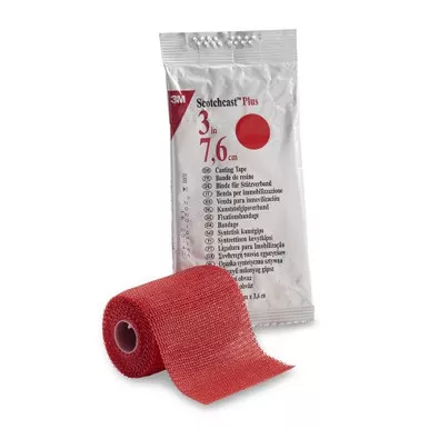 3M - 3m Scotchcast Plus - 82003R - Tape, Cast Scotchcast 3 X 4 Yds Red