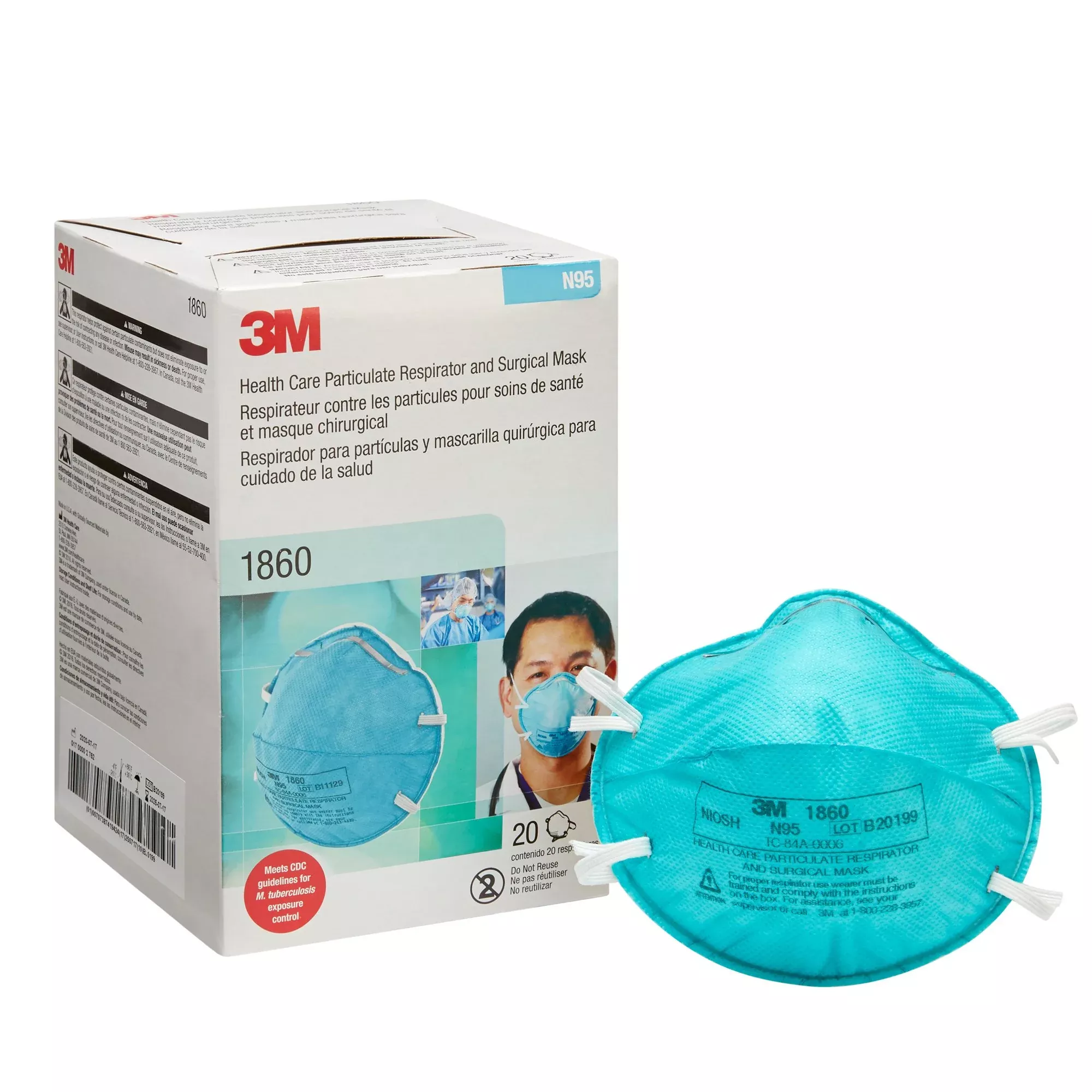 3M Particulate Respirator and Surgical Mask