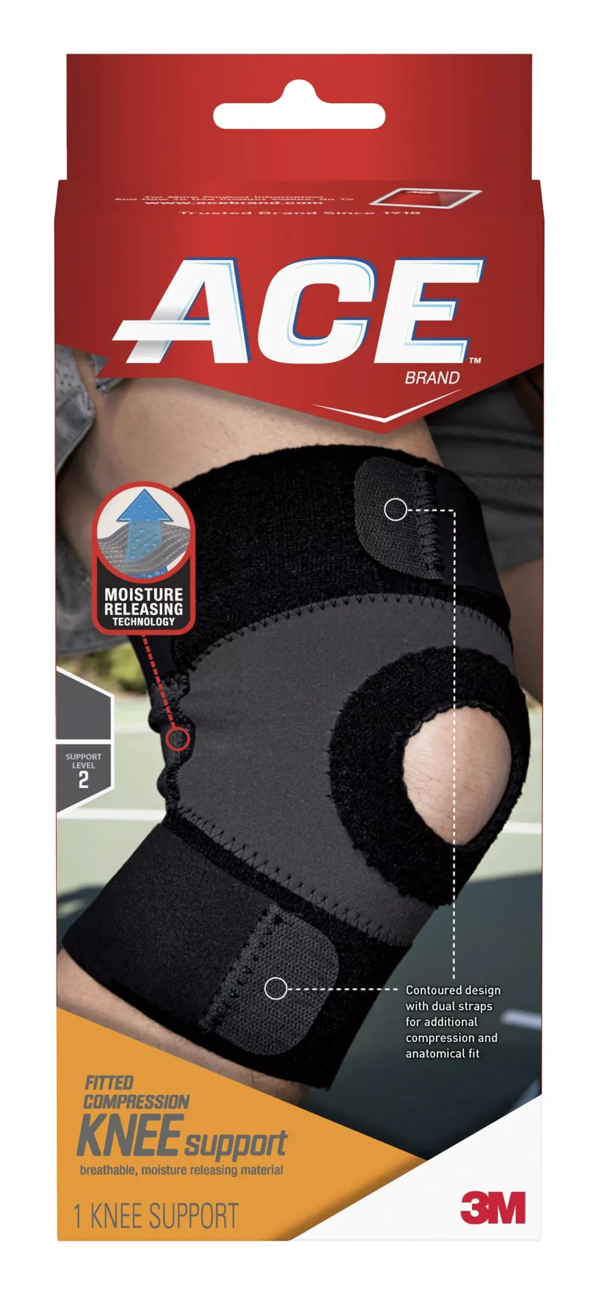 ACE™ Moisture Control Knee Support, 12/BX