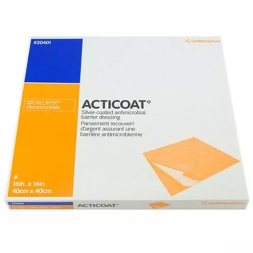 ACTICOAT Antimicrobial Barrier Burn Dressing with Nanocrystalline Silver 16" x 16"
