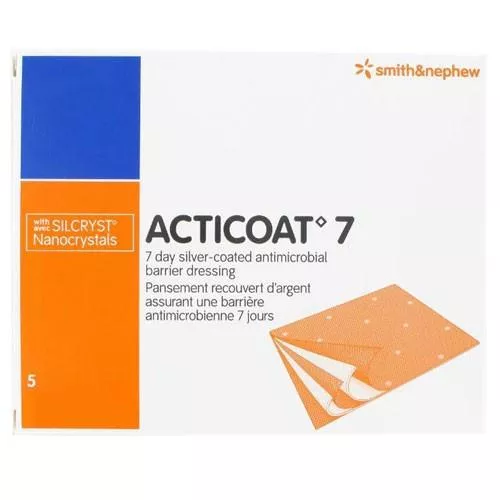 ACTICOAT Antimicrobial Barrier Burn Dressing with Nanocrystalline Silver 2" x 2"
