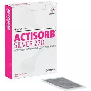 ACTISORB Silver Antimicrobial Dressing 2-1/2" x 3-3/4"