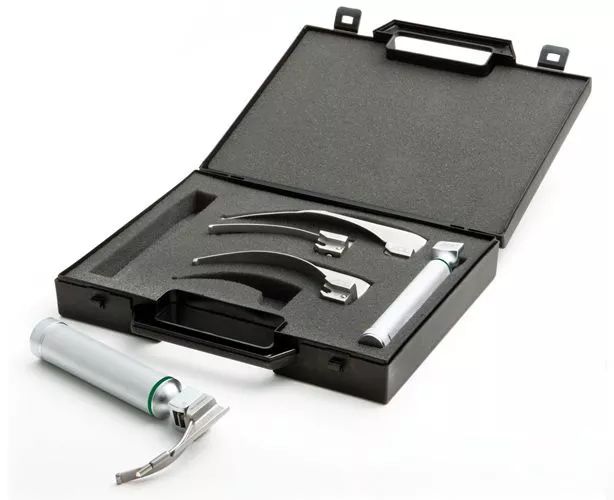 ADC Satin Fiberoptic Laryngoscope Set