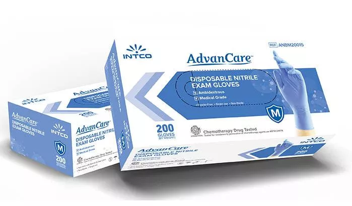 AdvanCare Medical Nitrile Examination Gloves - 200 count box