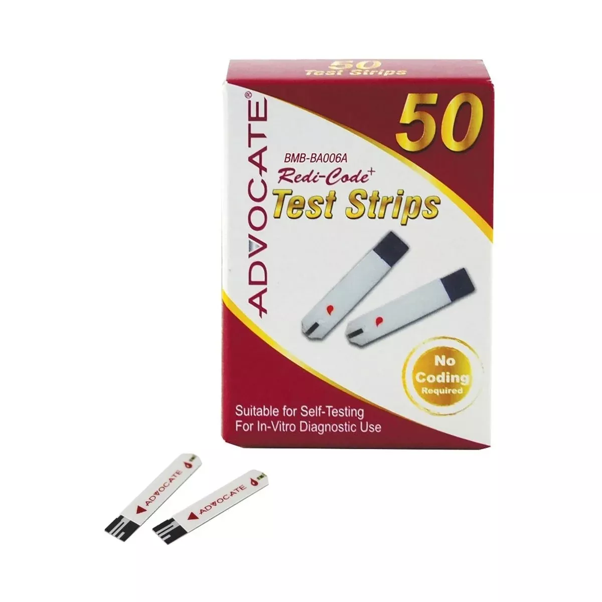 Advocate Redi Code Plus Blood Glucose Test Strips