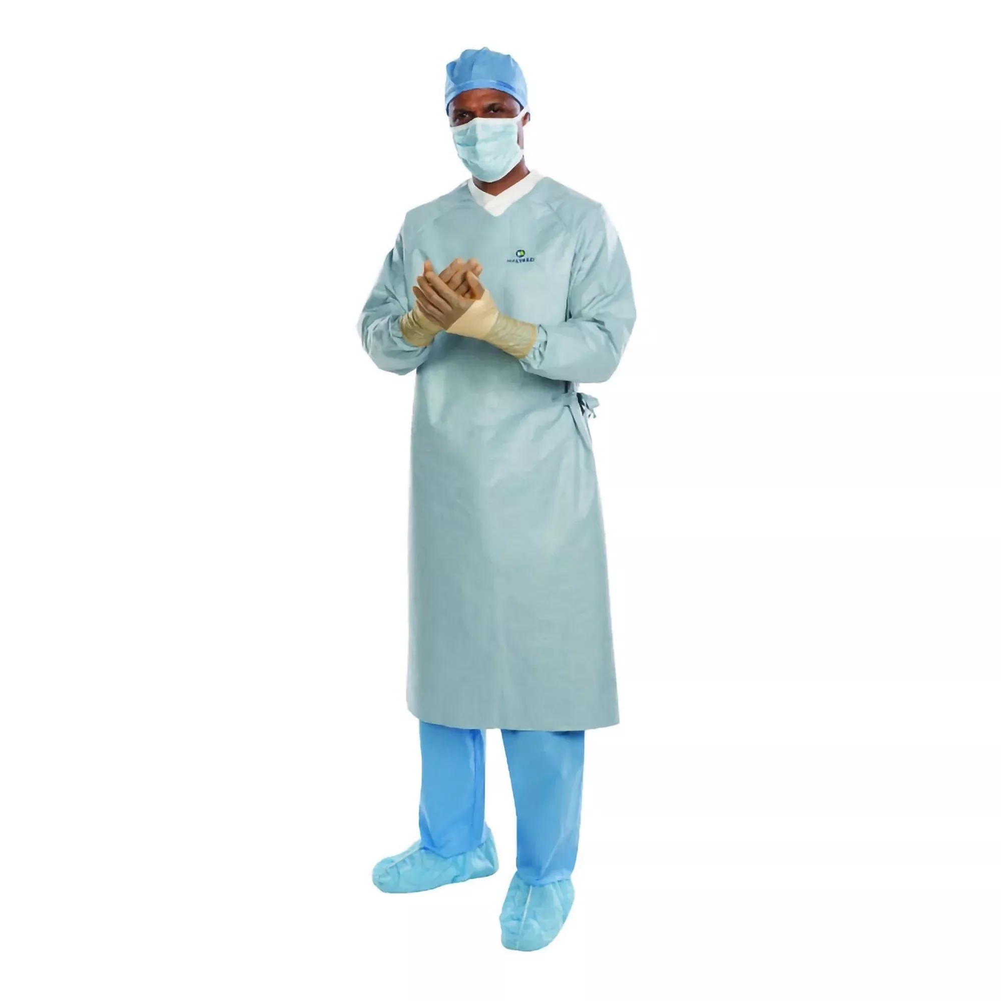Aero Chrome Surgical Gown with Towel, Large / X-Long