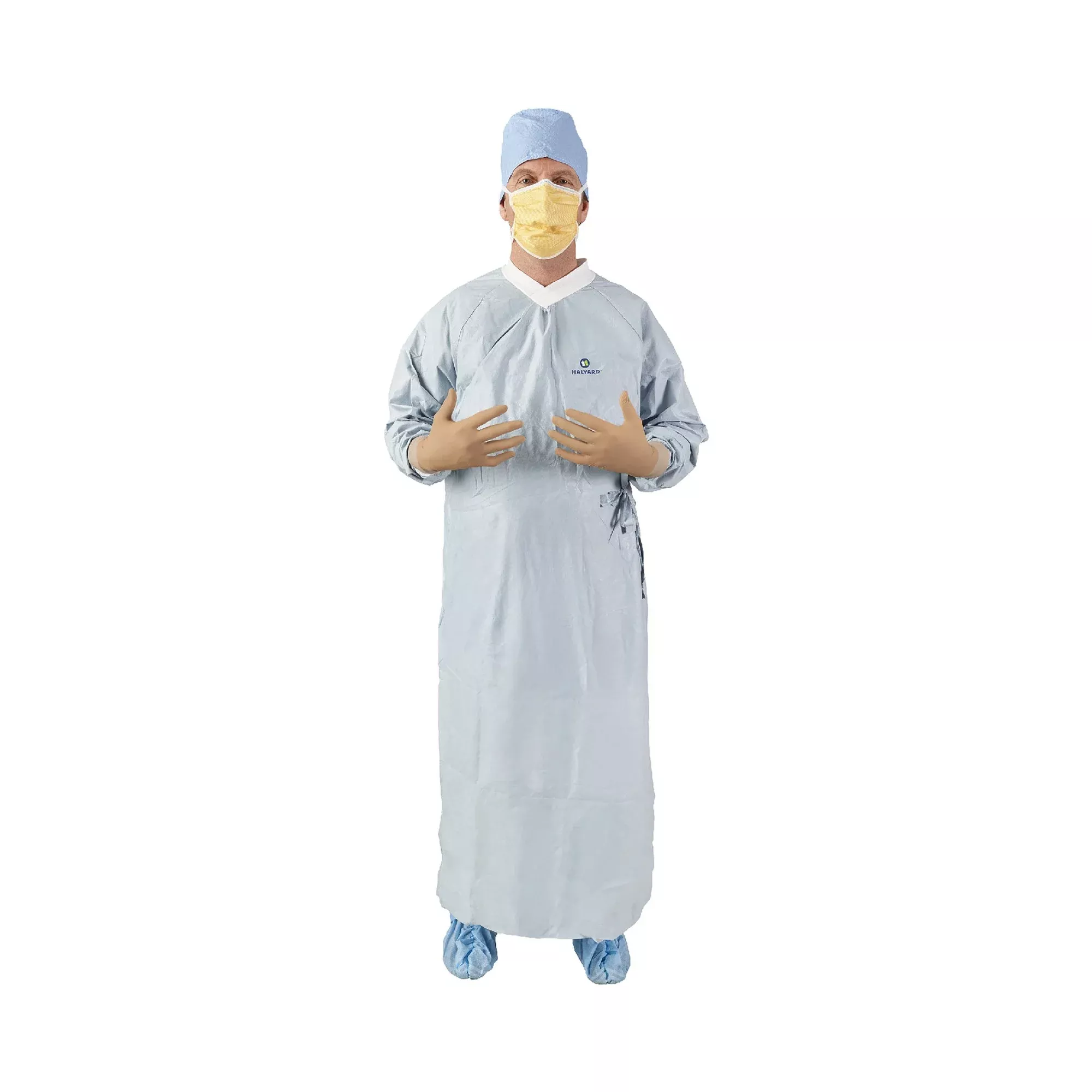 Aero Chrome Surgical Gown with Towel, Large