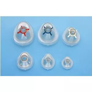AirLife Disposable Resuscitation Face Mask with Clear Hook Ring, Toddler
