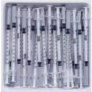 Allergist Tray with PrecisionGlide Needle 27G x 3/8", 1/2 mL (1000 count)