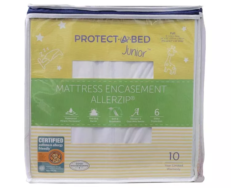 Allerzip Protect-A-Bed Junior Mattress Encasement, Full