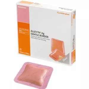 ALLEVYN Ag Gentle Border Adhesive Dressing 5" x 5"