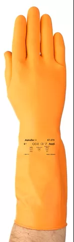 Alphatec Latex Glove, Orange, Latex