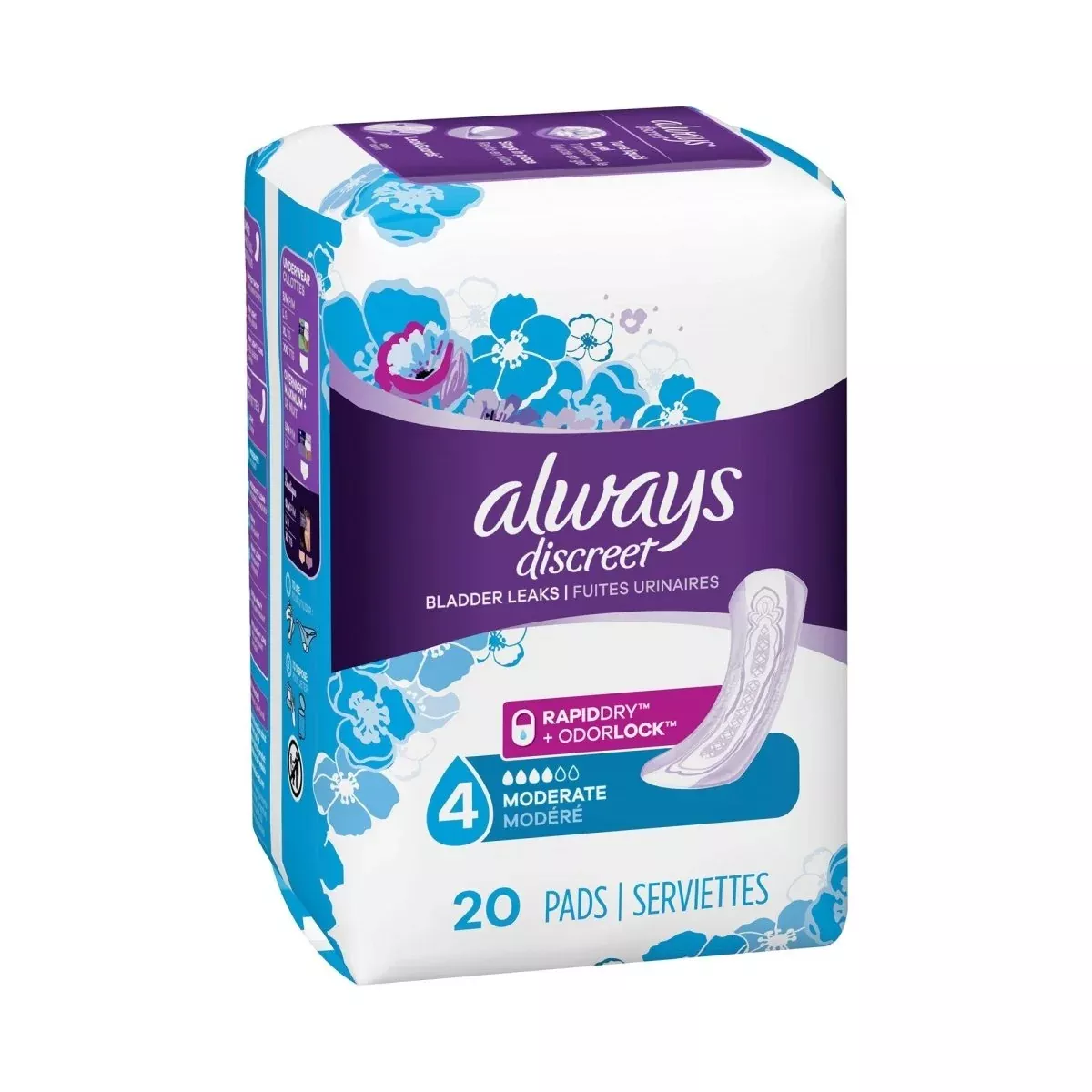 Always Discreet Moderate Bladder Control Pads