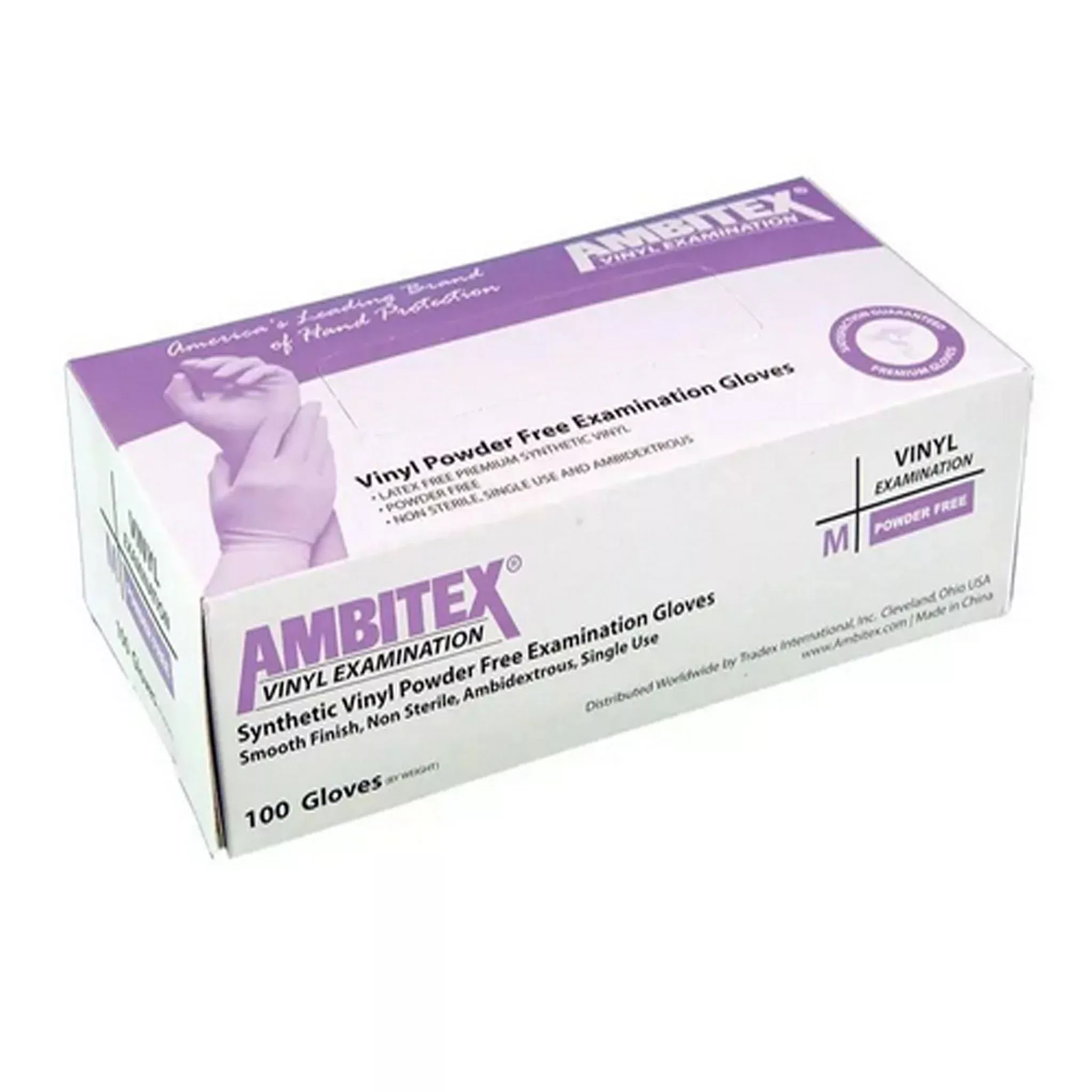 Ambitex Vinyl Exam Gloves (Latex-Free)