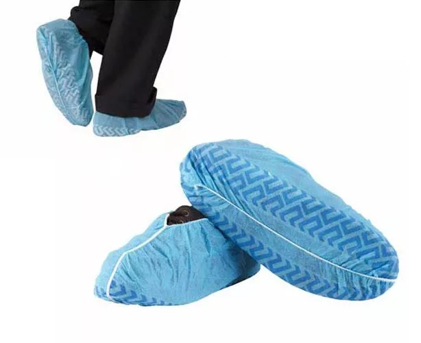 AMD Medicom Shoe Covers, Non-Skid, X-Large, Blue