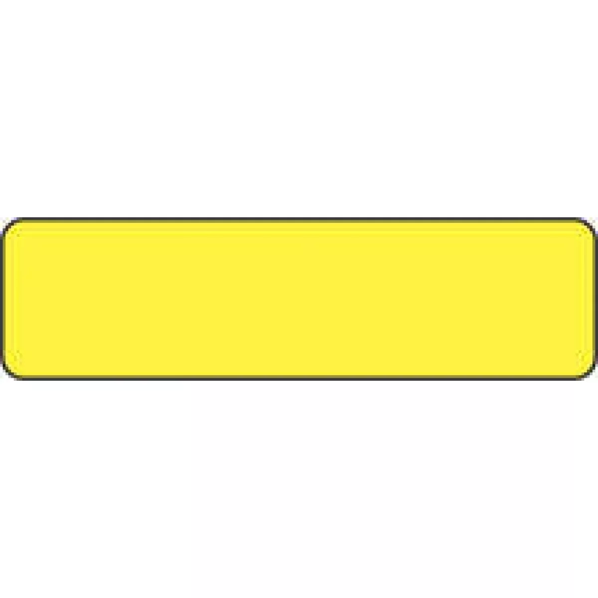 Ames Compatible Color Code Label Solid 1 7/8" X 1/2" Yellow Permanent - 1000 Per Roll