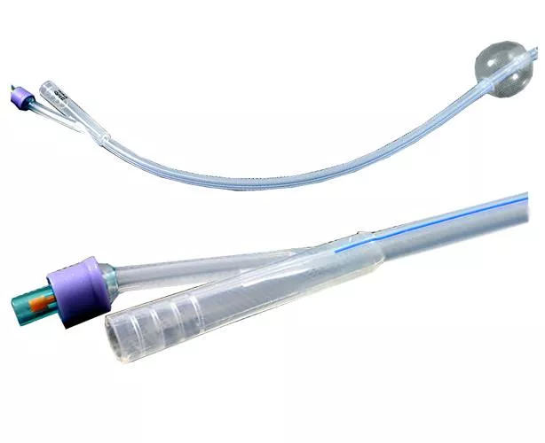 AMSure 100% Silicone Foley Catheters, Two-Way