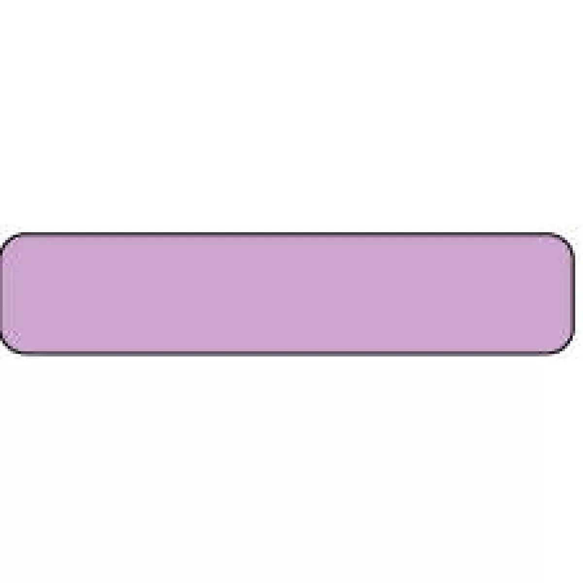 Anesthesia Label (Paper, Permanent) 1 1/2" X 1/3" Lilac - 1000 Per Roll