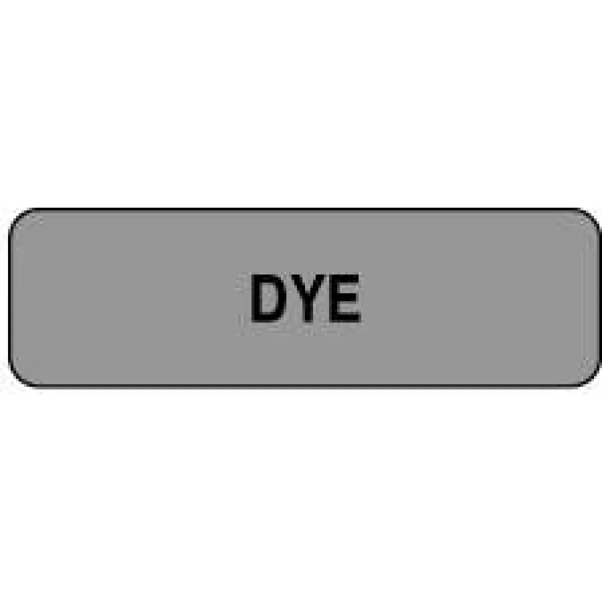 Anesthesia Label (Paper, Permanent) Dye 1 1/4" X 3/8" Gray - 1000 Per Roll
