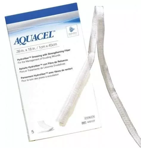 AQUACEL Hydrofiber Wound Dressing 2/5" x 18" Ribbon