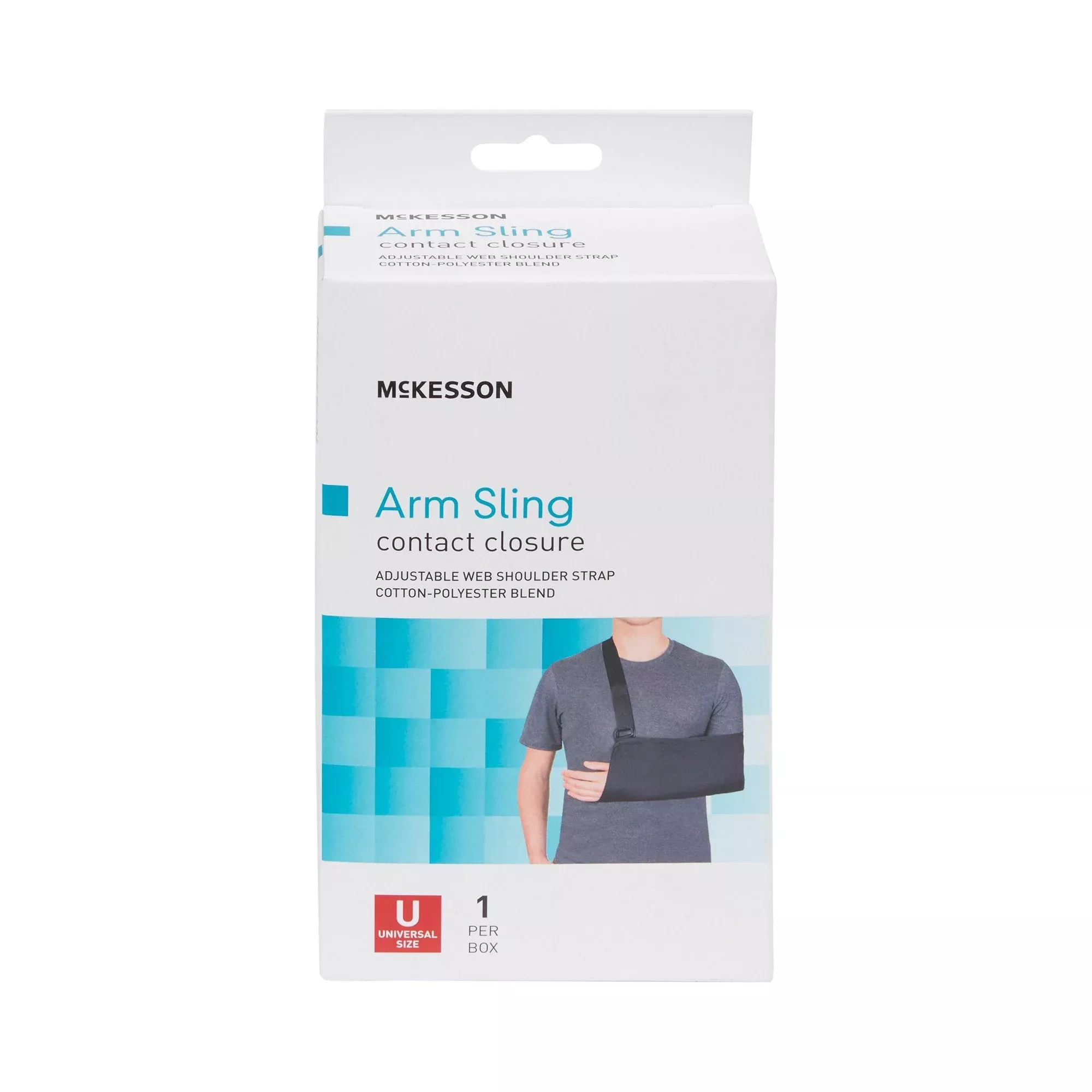 Arm Sling McKesson D-Ring / Hook and Loop Strap Closure One Size Fits Most #155-79-84300