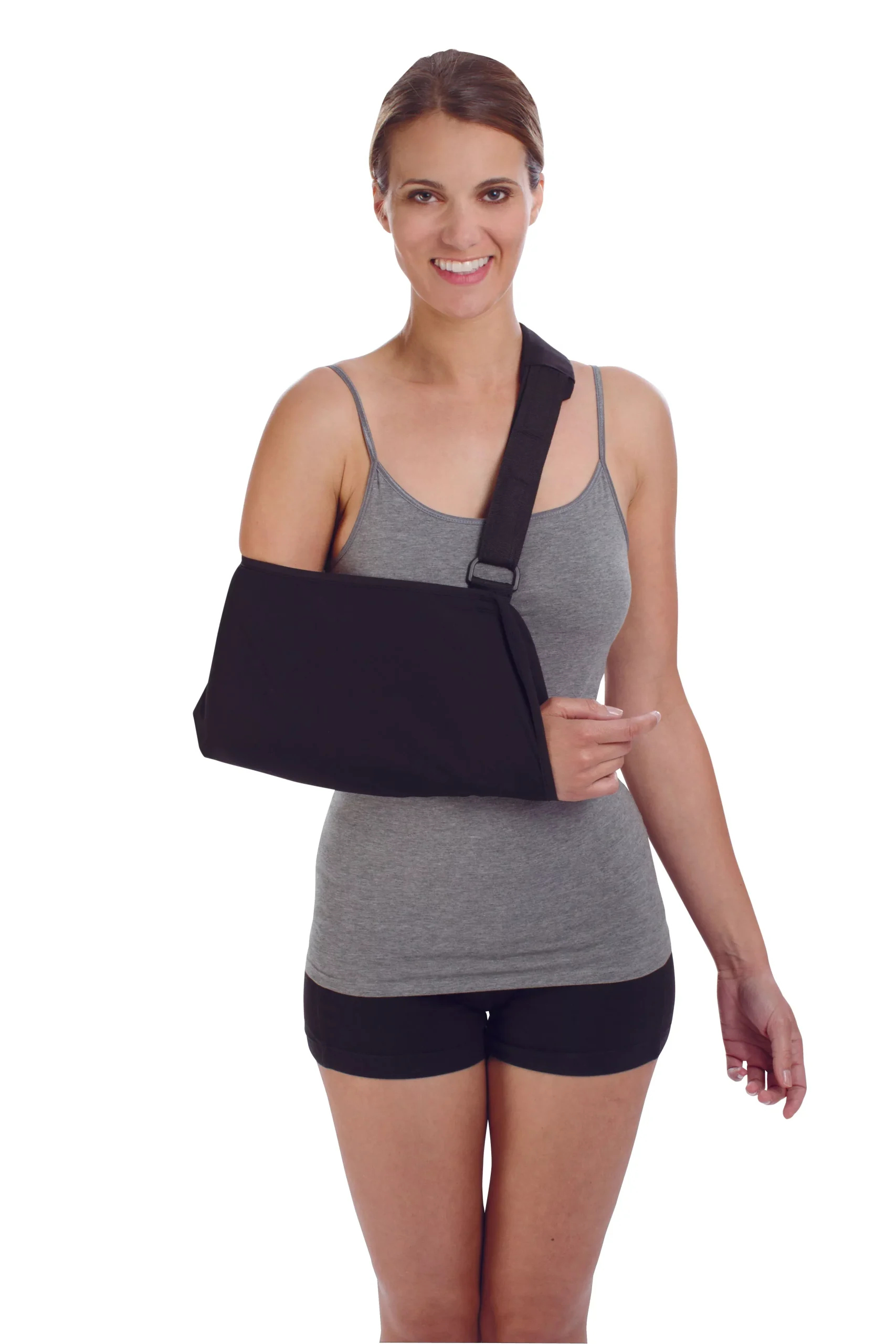 Arm Sling with Shoulder Pad Procare Deluxe D-Ring / Hook and Loop Strap Closure X-Small #79-84002