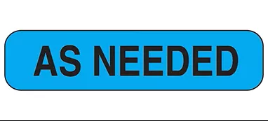 As Needed Labels H-2169-13426