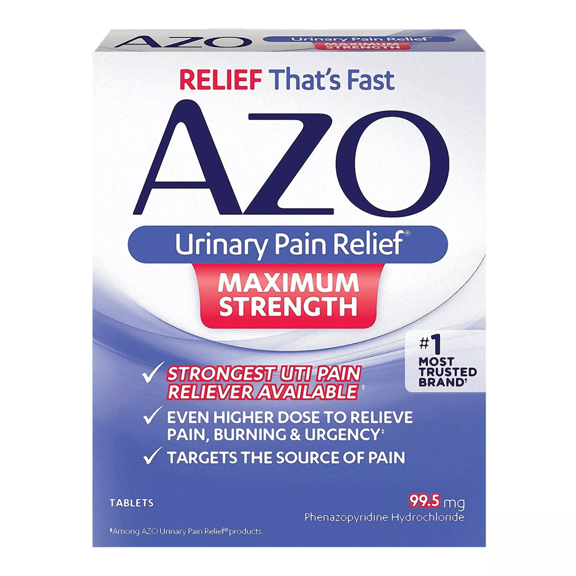 AZO Maximum Strength Phenazopyridine Urinary Pain Relief