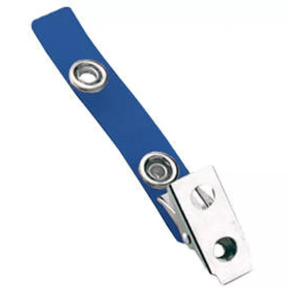 Badge Clip (Vinyl) 2 3/4" Long Blue - 100 Per Package