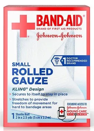 Band-Aid Sterile Conforming Bandage, 2 Inch x 2-1/2 Yard