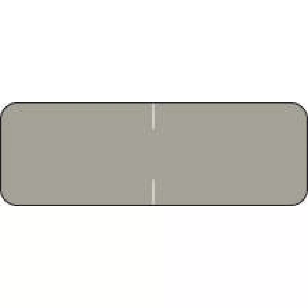 Barkley Compatible Xbam Color Code Label Solid 1 1/2" X 1/2" Gray Permanent - 500 Per Roll