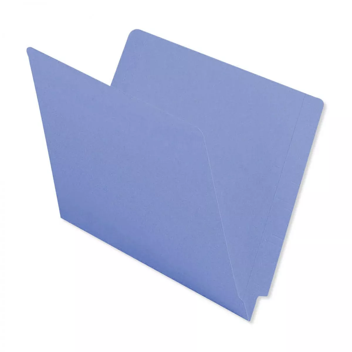 Barkley Match End Tab Folder Fas# 3&5 15Pt Color Stock Blue Flush Front 12 1/4" X 9 1/2" 2Ply - 50 Per Box