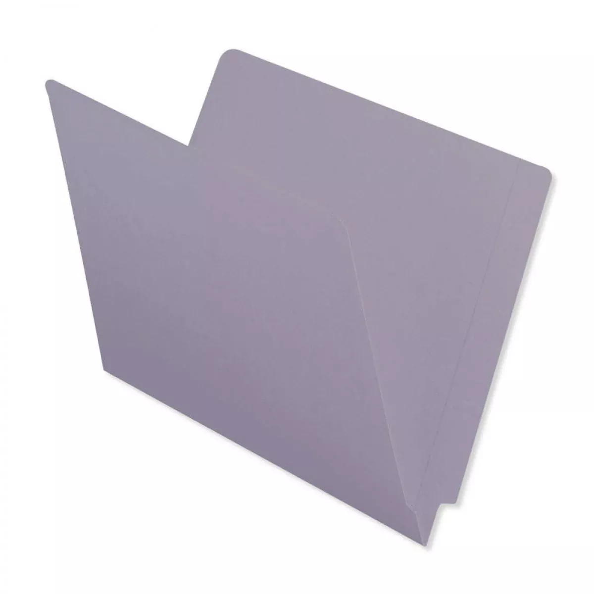 Barkley Match End Tab Folder No Fas 11Pt Color Stock Gray Flush Front 12 1/4" X 9 1/2" 2Ply - 100 Per Box