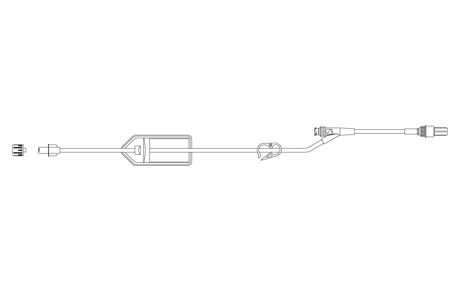 BD 20027E SmartSite Extension Set, 0.2 Micron Filter (1.72 Sq. in Low Protein Binding), Pinch Clamps