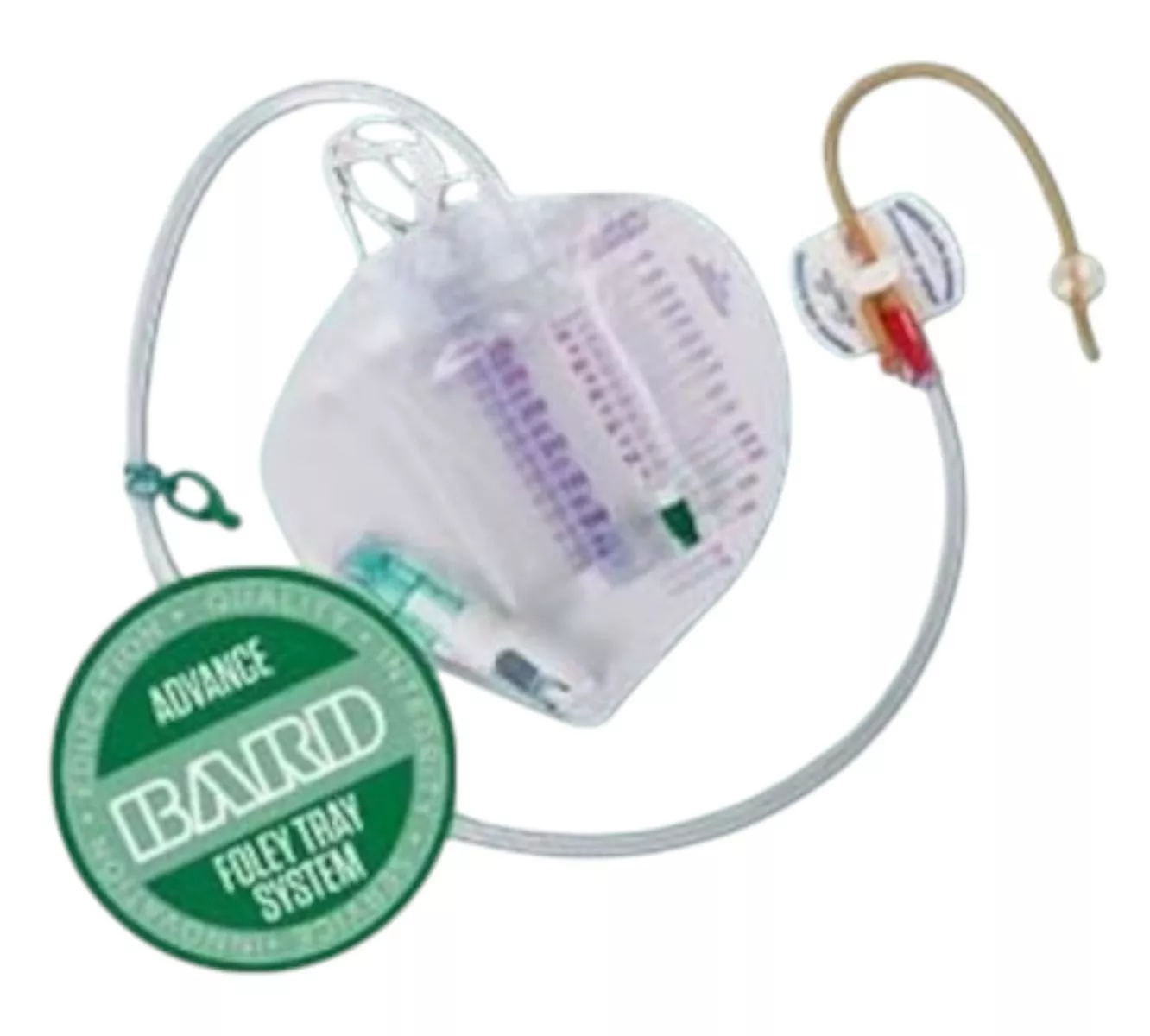 BD Advance Lubricath Coude Foley Tray With 350 mL Urine Meter - 304916
