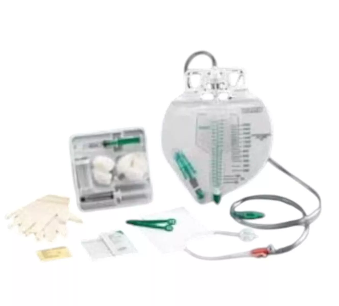 BD Foley Tray With 100% Silicone Catheter and 350 mL Urine Meter