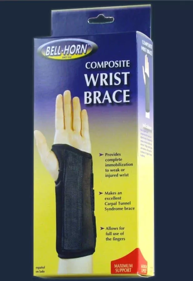 Bell-Horn Composite Wrist Brace, 1/EA